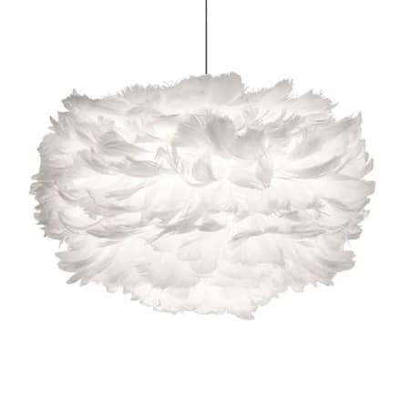 A large image of the UMAGE 02011 Eos Mini Hanging White with Black Canopy