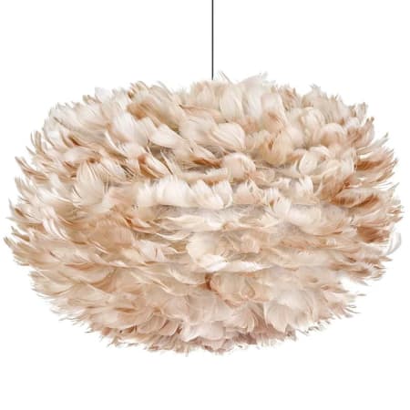 A large image of the UMAGE 02066 Eos Hanging Light Brown with Black Canopy