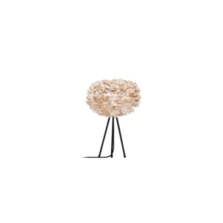 A large image of the UMAGE 02066 Eos Tabletop Light Brown with Black Table Tripod