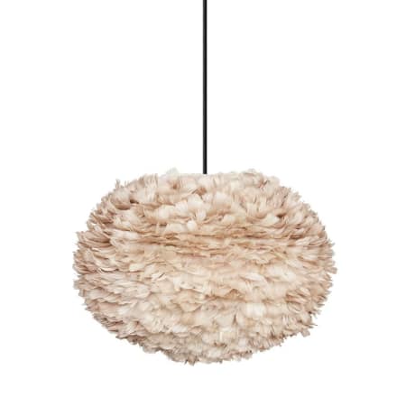A large image of the UMAGE 3007 Eos Large Hanging Light Brown with Black Cord