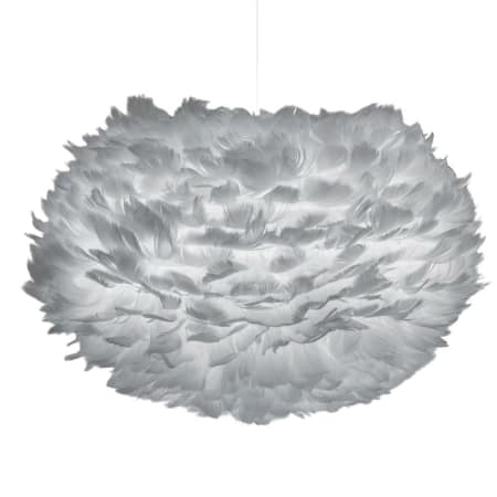 A large image of the UMAGE 02085 Eos Plug In Light Grey with White Swag