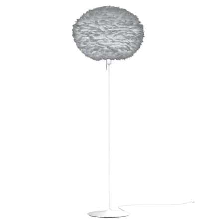 A large image of the UMAGE Eos Large Floor Lamp White / Grey
