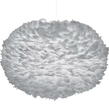 A large image of the UMAGE 02086 Eos XL Hanging Light Grey with White Canopy