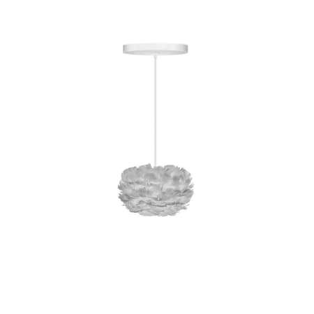 A large image of the UMAGE 3012 Eos Micro Hanging Grey with White Cord