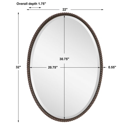 A large image of the Uttermost 01101 B Dimensions