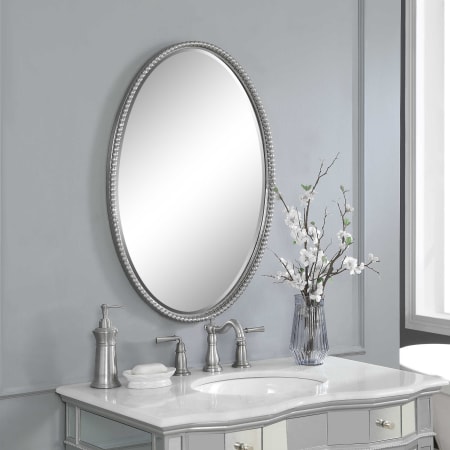 A large image of the Uttermost 01102 B Angled Lifestyle of Sherise Mirror