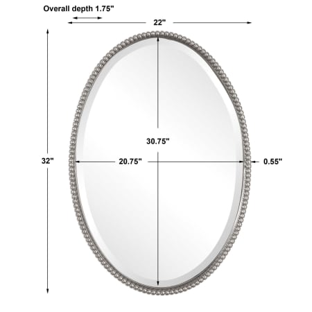 A large image of the Uttermost 01102 B Dimensions