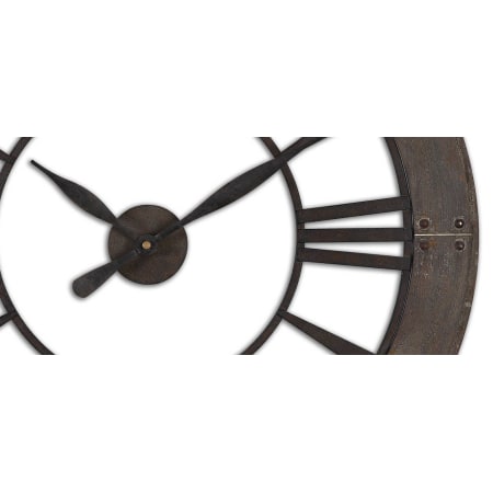 A large image of the Uttermost 06085 Close Up Detail - Ronin Clock