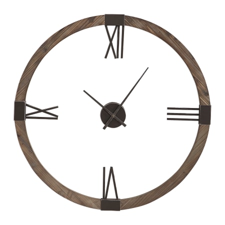 A large image of the Uttermost 06454 Marcelo Clock - White Background