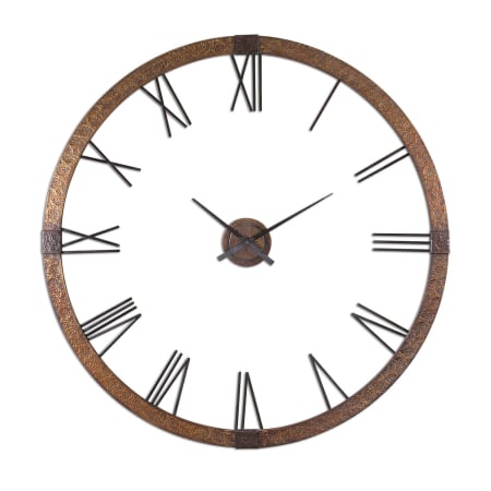 A large image of the Uttermost 6655 Amarion Clock on White Background