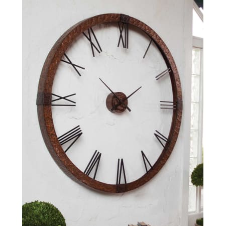 A large image of the Uttermost 6655 Amarion Clock Lifestyle