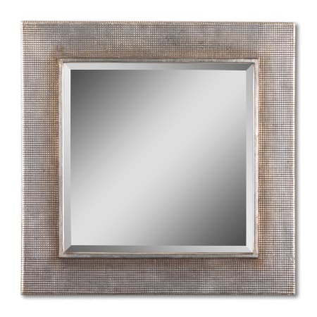 A large image of the Uttermost 11599 B Silver Champagne Leaf With Light Gray Glaze