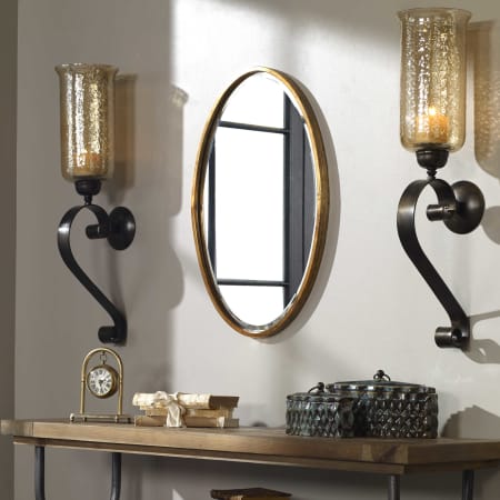 A large image of the Uttermost 12894 Herleva Mirror Lifestyle