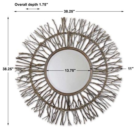 A large image of the Uttermost 13705 Dimensions