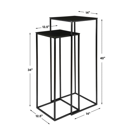 A large image of the Uttermost 25121 DImensions