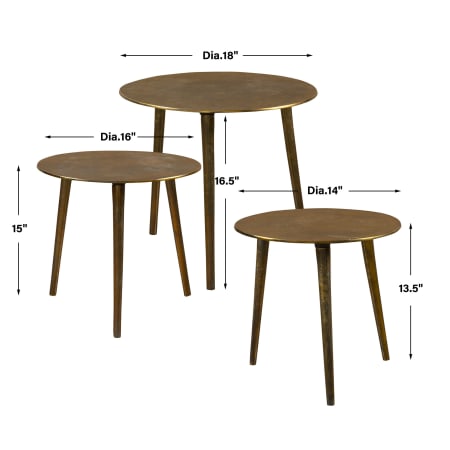 A large image of the Uttermost 25148 Dimensions