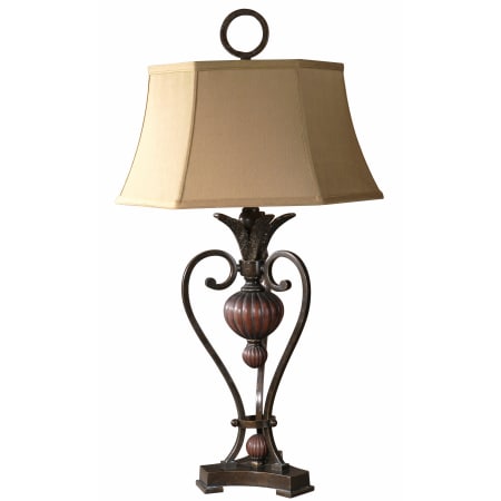 A large image of the Uttermost 26917 Golden Bronze Metal With Antique Wood Tone Details