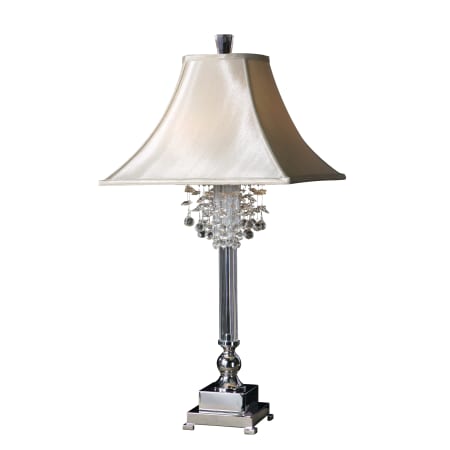 A large image of the Uttermost 26927 Silver Plated Metal With Crystal Accents