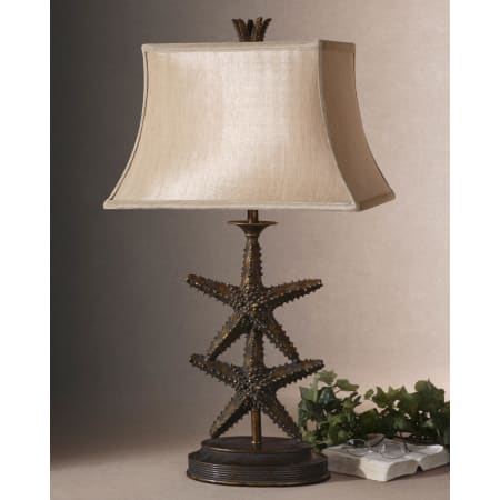 A large image of the Uttermost 26997 Antique Gold / Dark Gray Wash