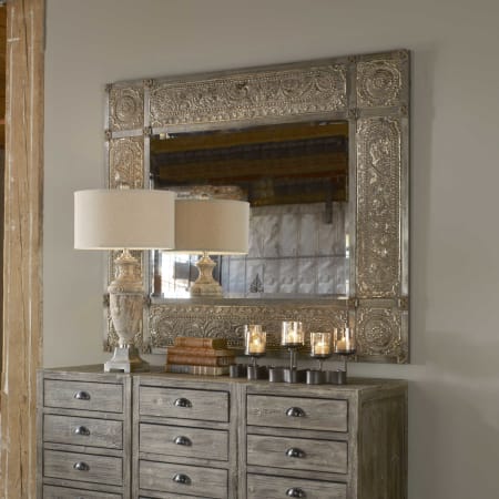 A large image of the Uttermost 11602 B Harvest Serenity Mirror Lifestyle