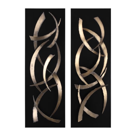 A large image of the Uttermost 04139 Brushed Gold with Matte Black