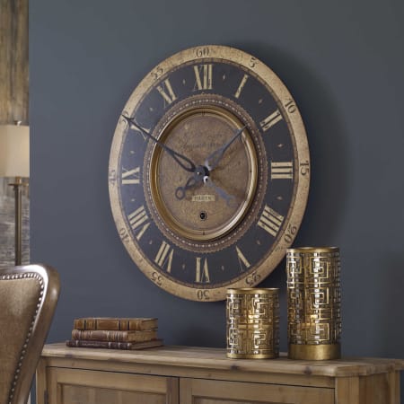 A large image of the Uttermost 6028 Weathered, With Brass Accents