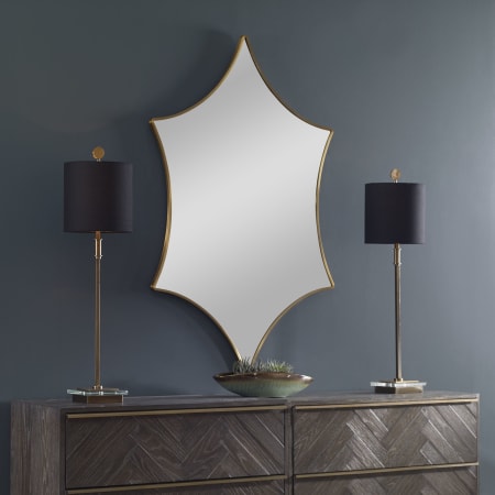 A large image of the Uttermost 09656-ARIES Brushed Gold