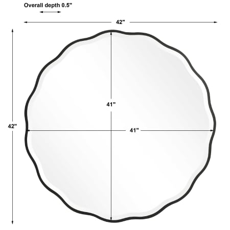 A large image of the Uttermost 09693 Dimensions