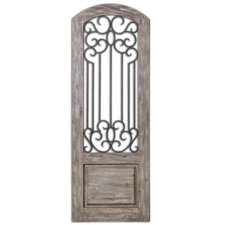 A large image of the Uttermost 13861 Distressed Solid Wood with Aged Rust Bronze and Taupe Gray Wash