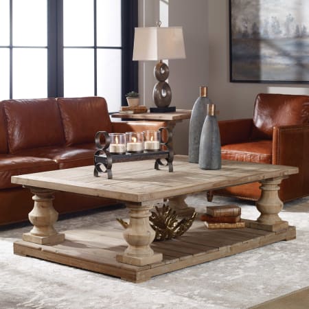 A large image of the Uttermost 24251 Natural Wood