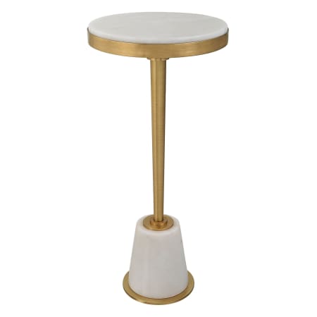 A large image of the Uttermost 25177 White / Brass