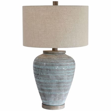 A large image of the Uttermost 26228-1 Light Aqua Blue / Gray