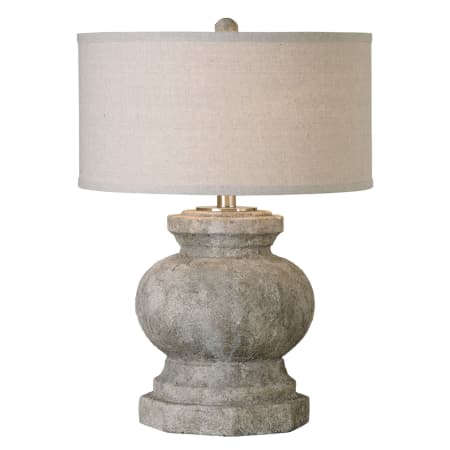 A large image of the Uttermost 26614-1 Antiqued Stone Ivory