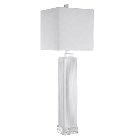 A large image of the Uttermost 28348-1 Glossy White