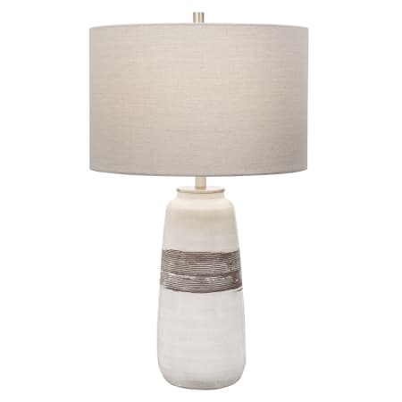 A large image of the Uttermost 28392-1 Off-White Crackle