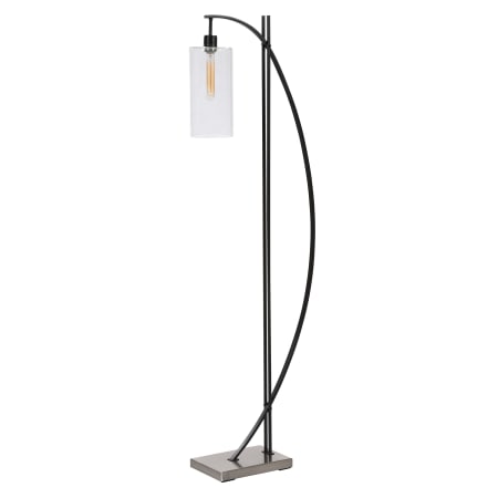 A large image of the Uttermost 28423-1 Matte Black / Nickel