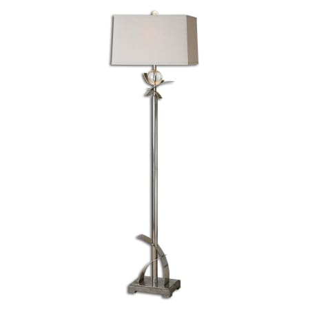 A large image of the Uttermost 28723 Antiqued Silver with Crystal and Burnished Concrete