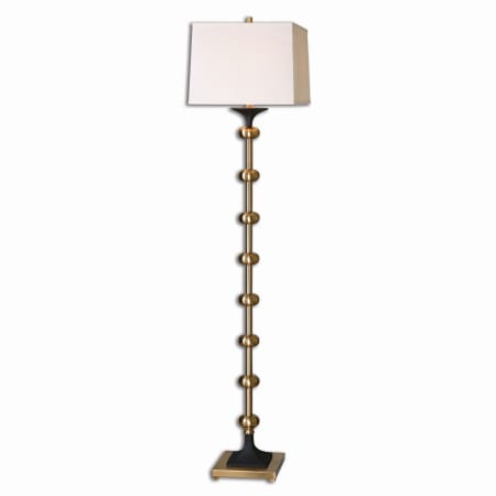 Uttermost 28889 Brushed Brass Santona 1 Light Floor Lamp ...
