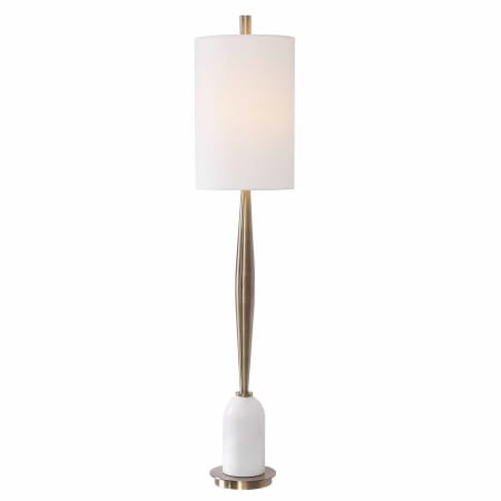 A large image of the Uttermost 29691-1 Plated Antique Brass / Polished White
