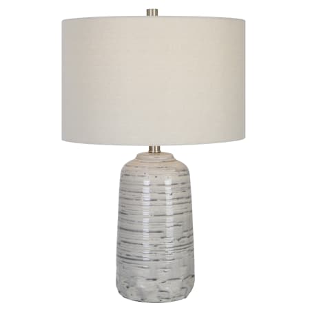 A large image of the Uttermost 30069-1 Gray / Ivory Stripe
