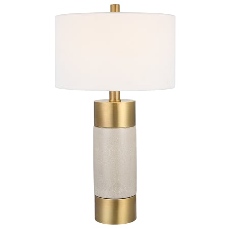 A large image of the Uttermost 30124-1 Ivory / Brass