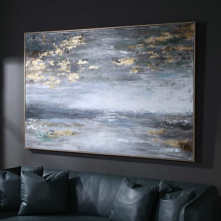 A large image of the Uttermost 31329 Charcoal / Gold
