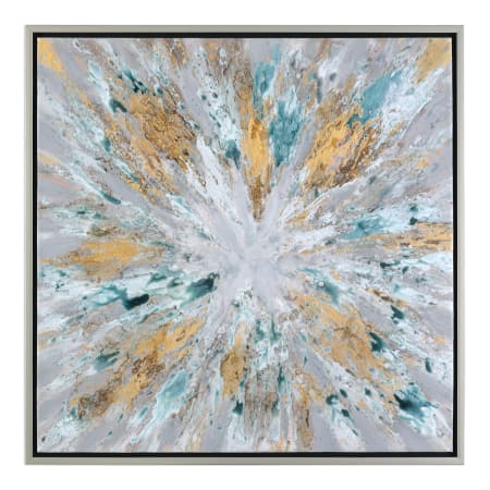 A large image of the Uttermost 34361 Blue-Gray / Silver Leaf Frame