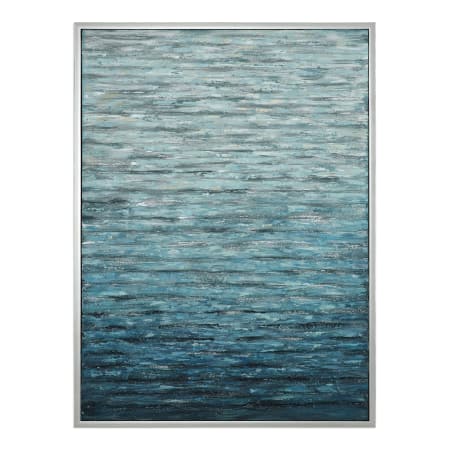 A large image of the Uttermost 34368 Aqua / Silver Frame
