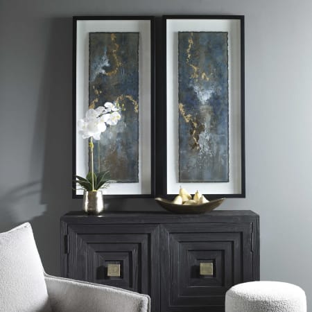 A large image of the Uttermost 41434 Blue/ Turquoise