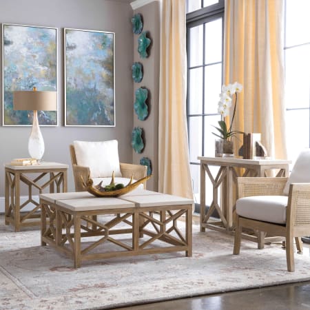 A large image of the Uttermost 25885 Catali Table Suite