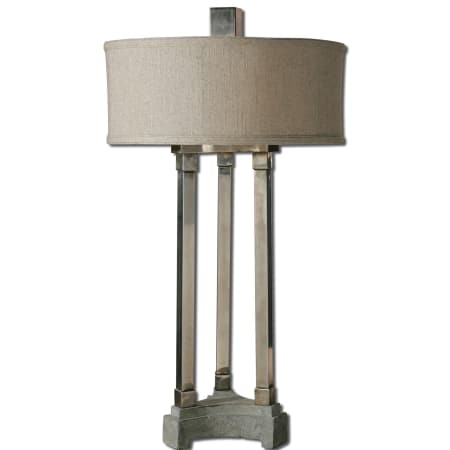 A large image of the Uttermost 26542-1 Antiqued Brushed Aluminum