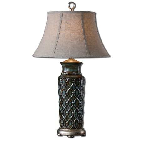 A large image of the Uttermost 27455 Burnished Blue Wash