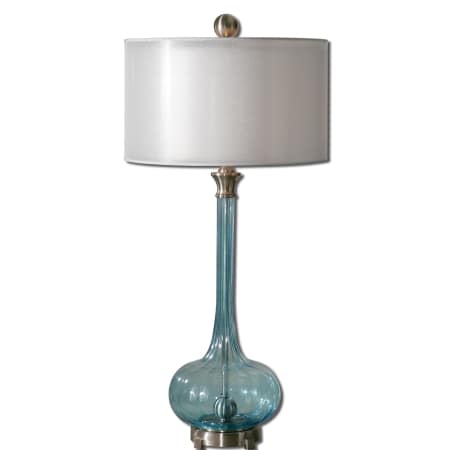 A large image of the Uttermost 27482-1 Fluted Blue