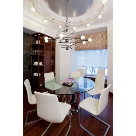 A large image of the Varaluz 235C08 Dining Room Application